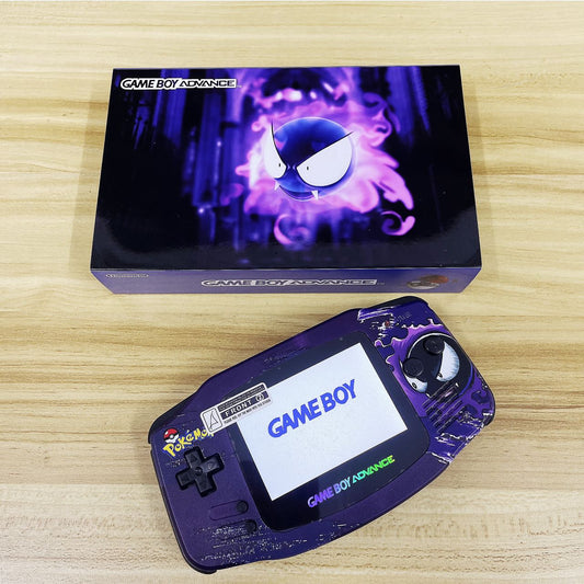 Ghastly Themed Game Boy Advance Console with IPS Screen - Built-to-Order