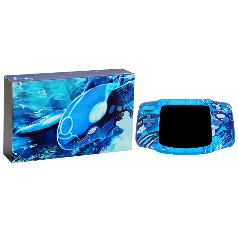 Kyogre #1 Themed Game Boy Advance Console with IPS Screen - Built-to-Order