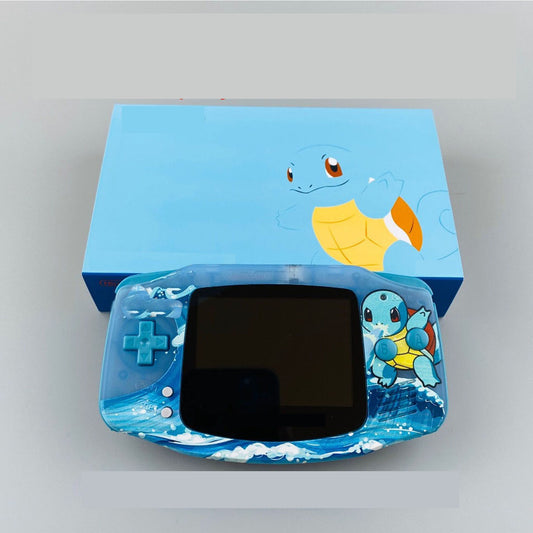 Squirtle Themed Game Boy Advance Console with IPS Screen - Built-to-Order