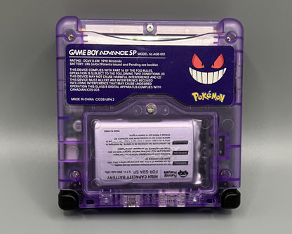 Custom Nintendo Game Boy Advance SP – Gengar Edition