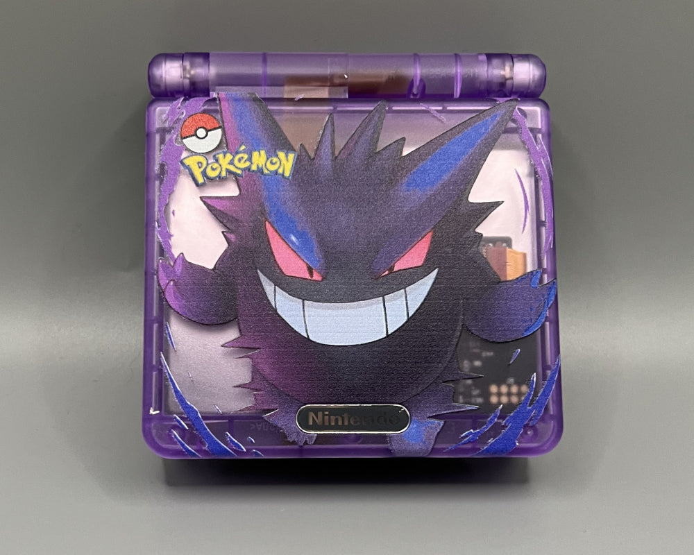 Custom Nintendo Game Boy Advance SP – Gengar Edition
