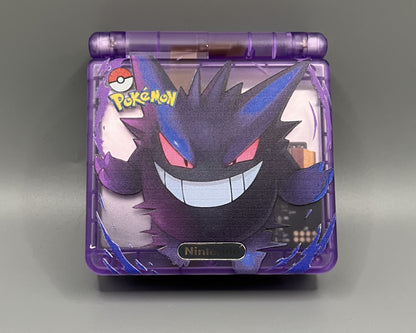 Custom Nintendo Game Boy Advance SP – Gengar Edition