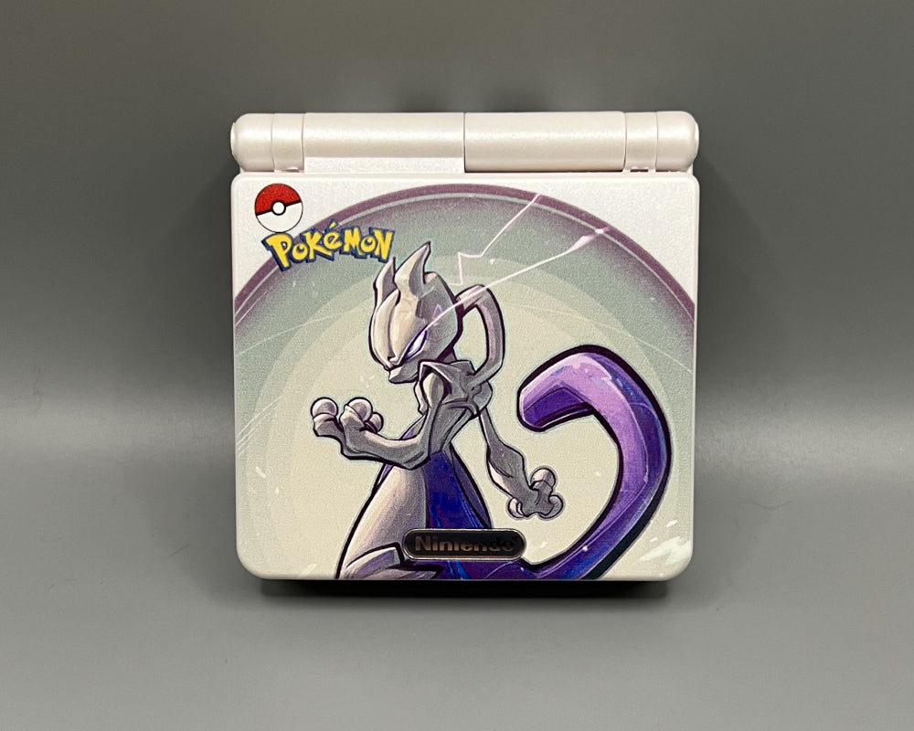 Custom Nintendo Game Boy Advance SP – MewTwo Edition
