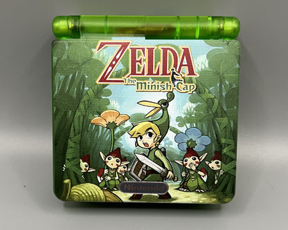 Custom Nintendo Game Boy Advance SP – Zelda: The Minish Cap Edition