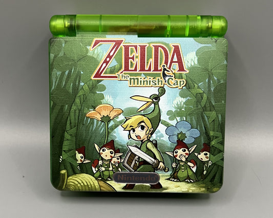 Custom Nintendo Game Boy Advance SP – Zelda: The Minish Cap Edition